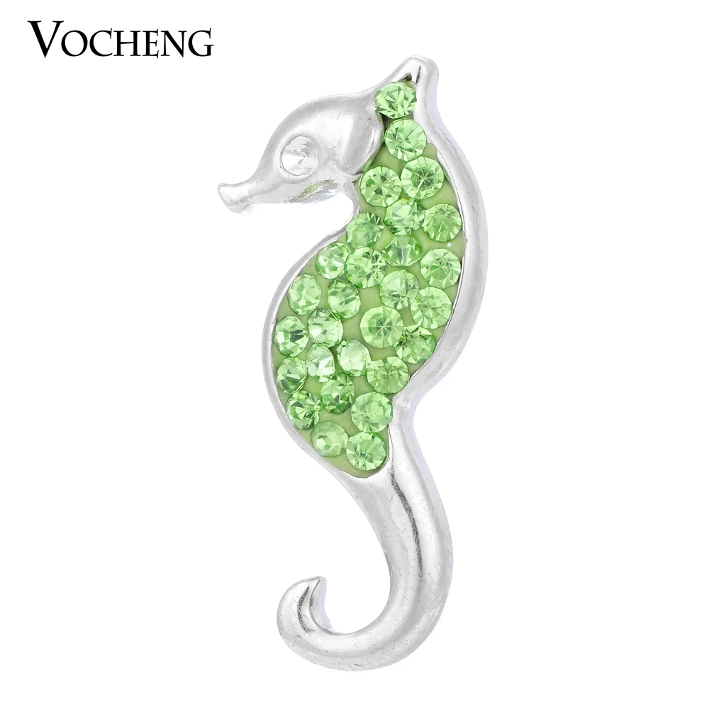 10PCS/Lot Wholesale Vocheng Ginger Snap Jewelry 3 Colors Nautical Seahorse Inlaid Crystal Vn-1062*10
10PCS/Lot Wholesale Vocheng Ginger Snap Jewelry 3 Colors Nautical Seahorse Inlaid Crystal Vn-1062*10