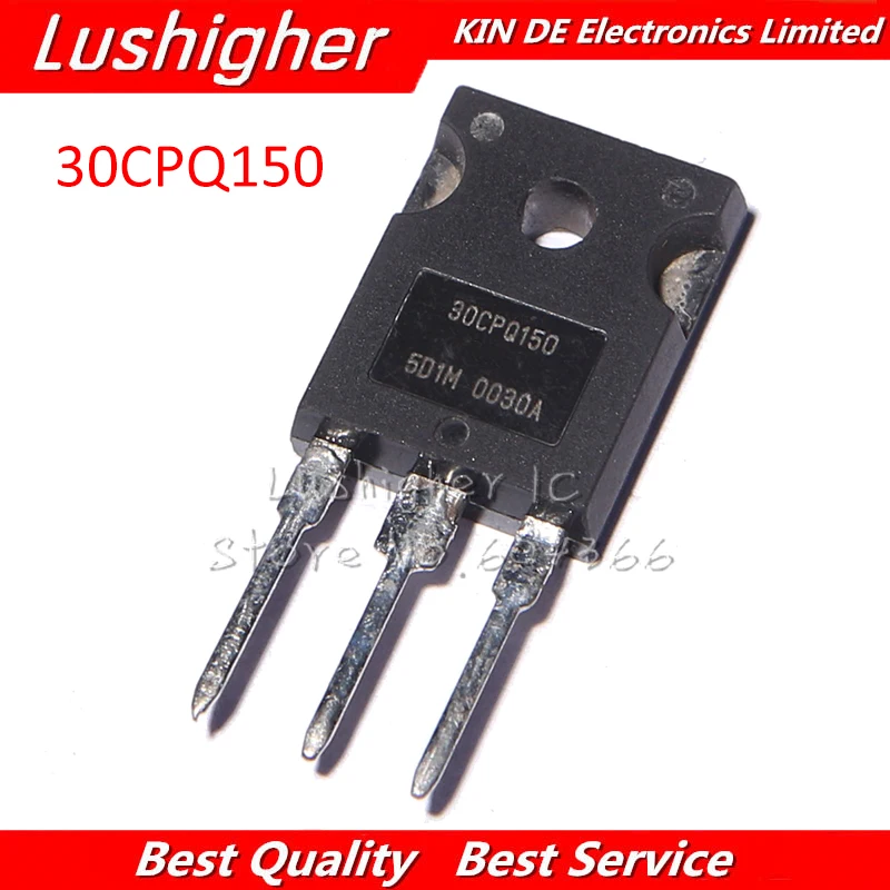 5pcs 30CPQ150PBF TO-247 30CPQ150 TO247 150V Schottky Rectifier Diode New Original
5pcs 30CPQ150PBF TO-247 30CPQ150 TO247 150V Schottky Rectifier Diode New Original
