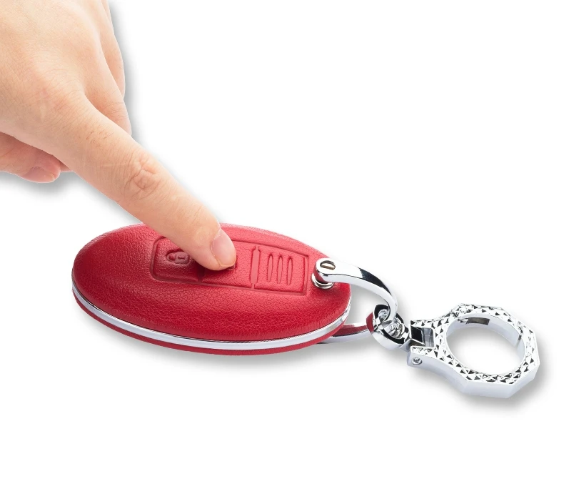 Car Leather Key Case Cover For Nissan Qashqai J10 J11 X-Trail T31 T32 Tiida Pathfinder Murano Note Juke Infiniti QX EX FX35 | Автомобили и