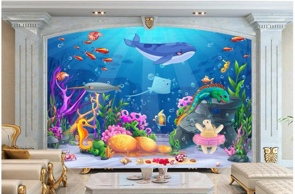 Пользовательские фото росписи 3d обои мультфильм милые морские животные декор комнаты Живопись 3d настенные фрески обои для стен 3 d
Пользовательские фото росписи 3d обои мультфильм милые морские животные декор комнаты Живопись 3d настенные фрески обои для стен 3 d