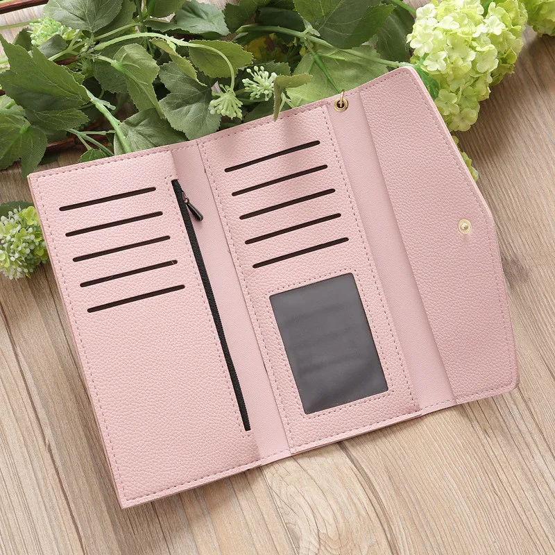 Long Section Wallet Woman PU Leather Simple Women Wallet Simple Multifunction Female Fashion Wallet
Long Section Wallet Woman PU Leather Simple Women Wallet Simple Multifunction Female Fashion Wallet