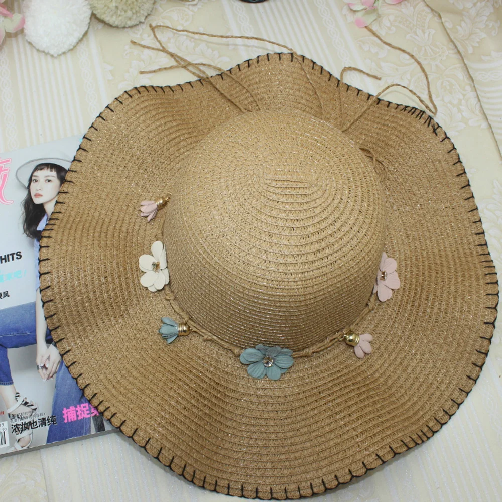 New Beach Visor Artificial Flower Decoration Foldable Woven Straw Hat Travel Holiday Beach Sunscreen Woven Hat Ladies Out Visor 
New Beach Visor Artificial Flower Decoration Foldable Woven Straw Hat Travel Holiday Beach Sunscreen Woven Hat Ladies Out Visor