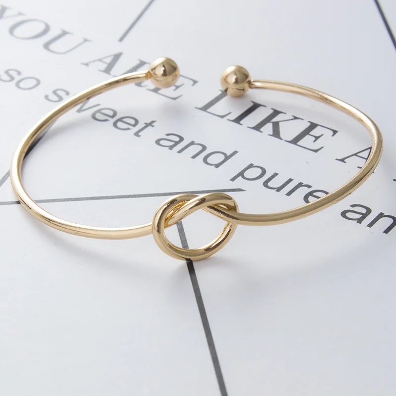 JUCHAO Charm Cuff Bracelets Bangles for Women Fashion Jewelry Gift Open Simple Knot Love Heart Opening Bracelet
JUCHAO Charm Cuff Bracelets Bangles for Women Fashion Jewelry Gift Open Simple Knot Love Heart Opening Bracelet