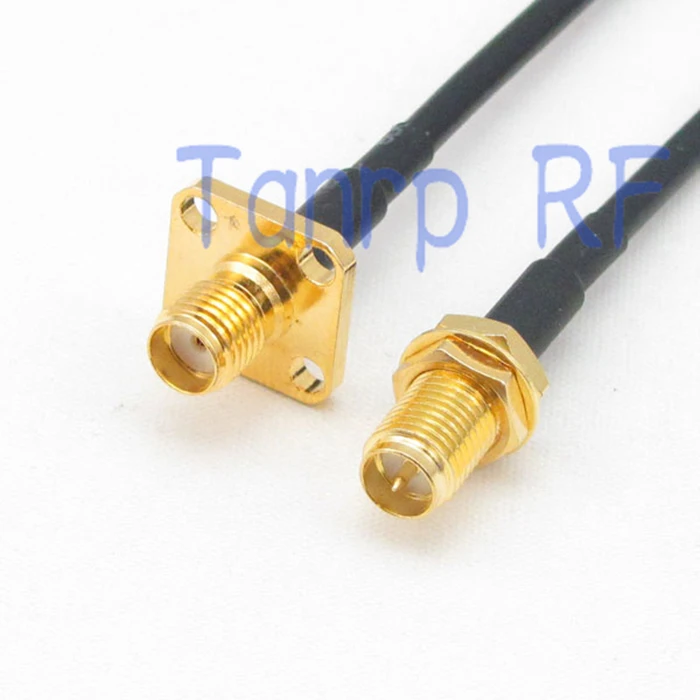 10pcs 8in SMA female with 4 hole to RP SMA female RF panel connector 20CM Pigtail coaxial jumper cable RG174 extension cord
10pcs 8in SMA female with 4 hole to RP SMA female RF panel connector 20CM Pigtail coaxial jumper cable RG174 extension cord