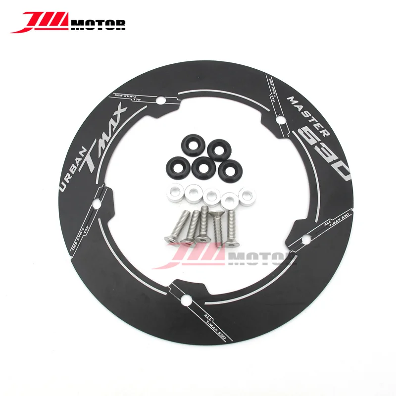 Black For YAMAHA TMAX530 T-MAX 530SX/DX 2017 Motorcycle CNC Transmission Belt Pulley Protective Cover Guard
Black For YAMAHA TMAX530 T-MAX 530SX/DX 2017 Motorcycle CNC Transmission Belt Pulley Protective Cover Guard