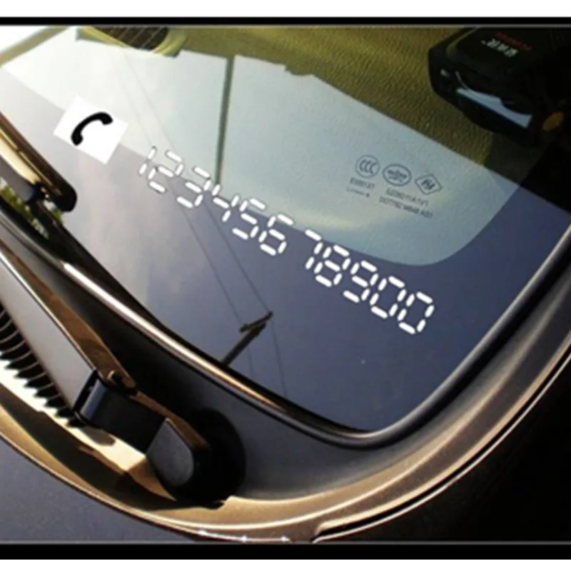 Car Goods Vinyl Reflective Materials Temporary Parking Car Cellphone Number License Plates Stickers Auto Car Accessories
Car Goods Vinyl Reflective Materials Temporary Parking Car Cellphone Number License Plates Stickers Auto Car Accessories