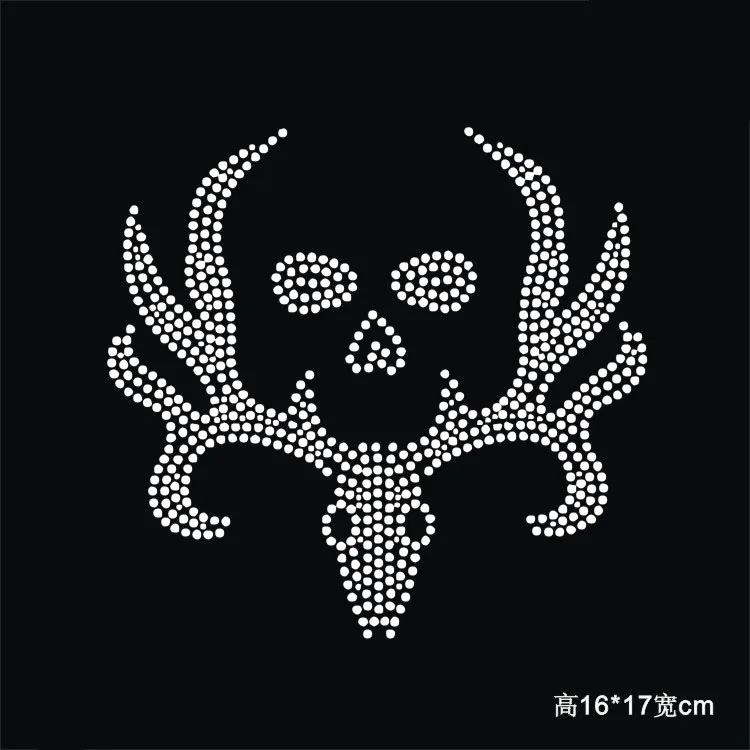 Skull hot fix rhinestone motif iron on crystal transfer applique patches for shirt bag
Skull hot fix rhinestone motif iron on crystal transfer applique patches for shirt bag