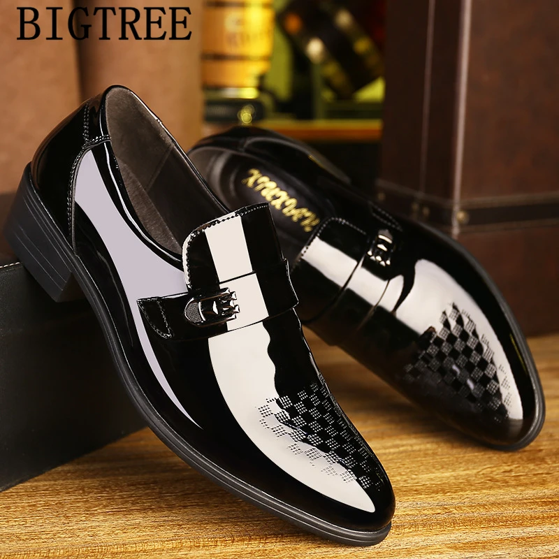 Mens Wedding Shoes Brand Patent Leather Shoes For Men Italian Black Dress Shoes Men Elegant Coiffeur Zapatos Oxford Hombre Bona
Mens Wedding Shoes Brand Patent Leather Shoes For Men Italian Black Dress Shoes Men Elegant Coiffeur Zapatos Oxford Hombre Bona