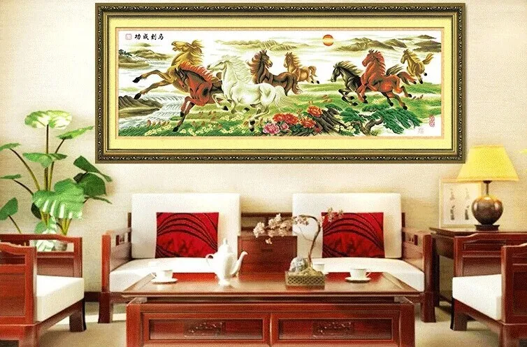 Wishing you every success eight horses cross stitch kits handmade 11ct accurate print canvas home decor DIY handmade needlework
Wishing you every success eight horses cross stitch kits handmade 11ct accurate print canvas home decor DIY handmade needlework