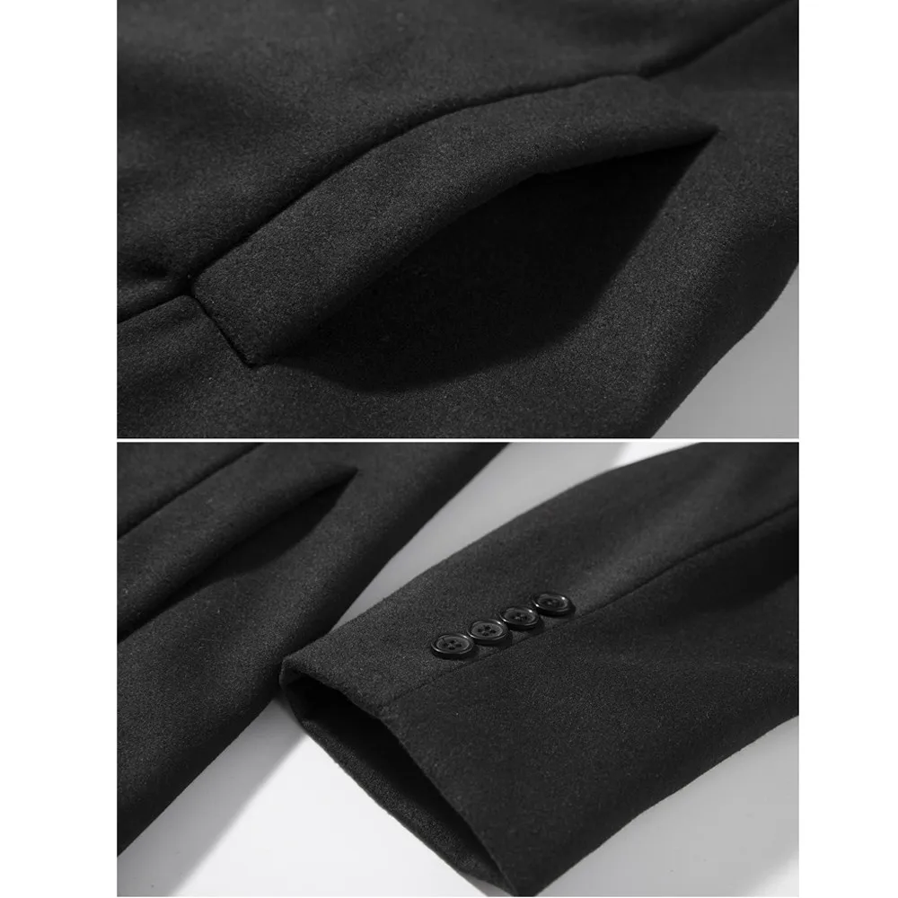 Nice Fashion Men Winter Warm Long Stretch Jacket Overcoat Outwear Slim Long Trench Buttons Coat #1727
Nice Fashion Men Winter Warm Long Stretch Jacket Overcoat Outwear Slim Long Trench Buttons Coat #1727
