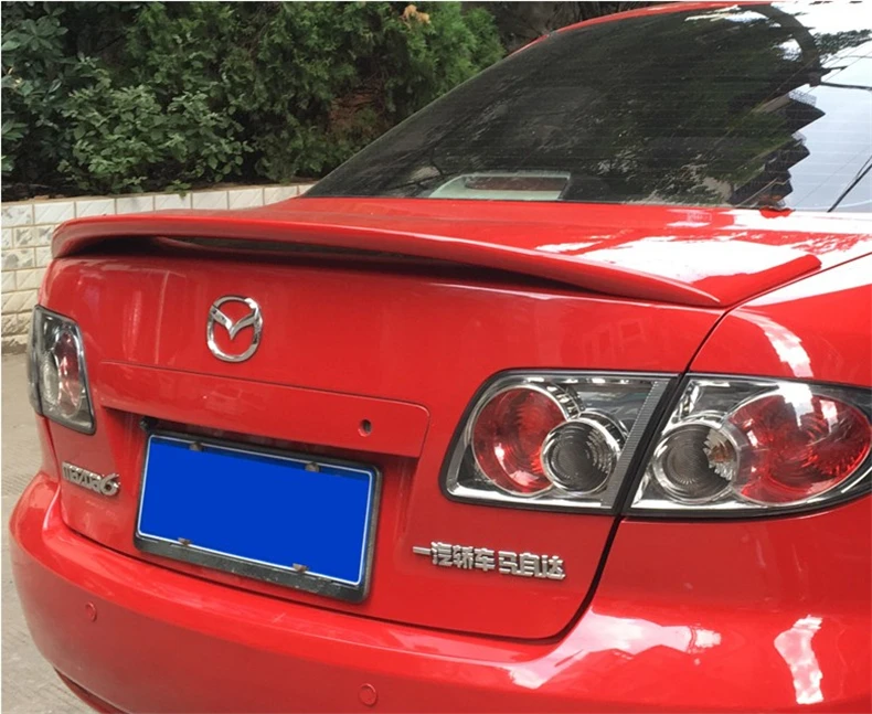 Авто спойлер для Mazda 6 2003 2017 Высокое качество ABS задние крылья Спойлеры