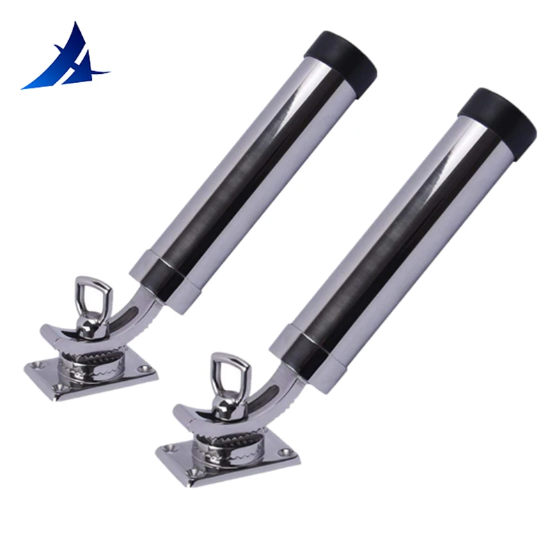 2 Pieces All Angle Deck-Mount Adjustable Fishing Rod Holder - 360° Adjustable - Flange Mount 90 Degrees, Marine Quality
2 Pieces All Angle Deck-Mount Adjustable Fishing Rod Holder - 360° Adjustable - Flange Mount 90 Degrees, Marine Quality