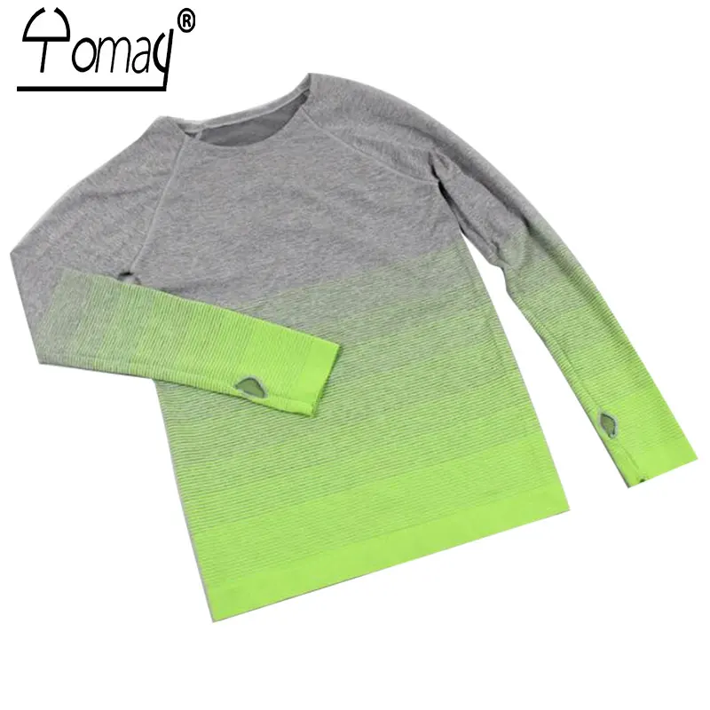 Women Sports Yoga Shirt Long Sleeve Shirts Breathable Gym Running Fitness T-shirt Gradient Color Quick Dry Tops
Women Sports Yoga Shirt Long Sleeve Shirts Breathable Gym Running Fitness T-shirt Gradient Color Quick Dry Tops