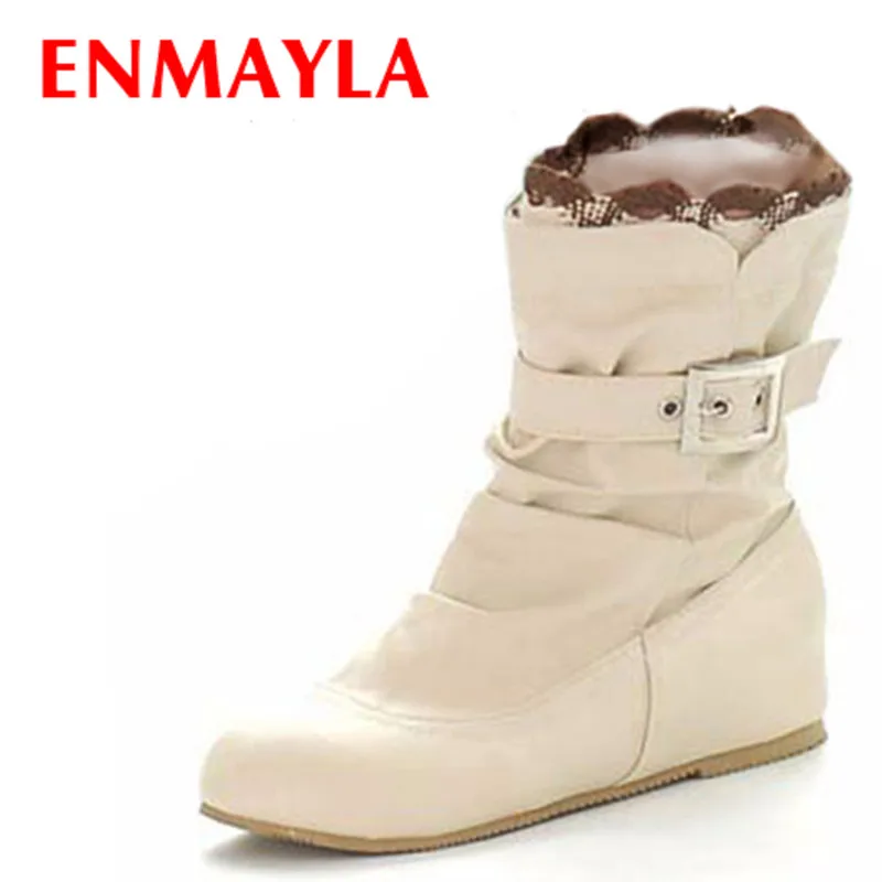 ENMAYLA Sweet Ruffles Ladies Ankle Boots for Women Black Pink White Flats Shoes Woman Buckle Autumn Short Boots Women Shoes
ENMAYLA Sweet Ruffles Ladies Ankle Boots for Women Black Pink White Flats Shoes Woman Buckle Autumn Short Boots Women Shoes