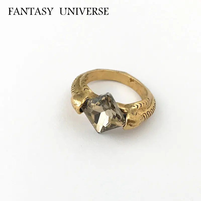FANTASY UNIVERSE Gem Ring Cosplay High Quality Kawaii Metal Golden Fashion Jewelry Woman Gift
FANTASY UNIVERSE Gem Ring Cosplay High Quality Kawaii Metal Golden Fashion Jewelry Woman Gift