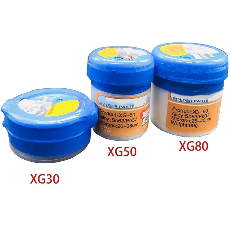 Паяльная паста Flux XG 30/40/50/80 паяльного олова Sn63 для Hakko 936/Saike 852D + TS100 паяльник