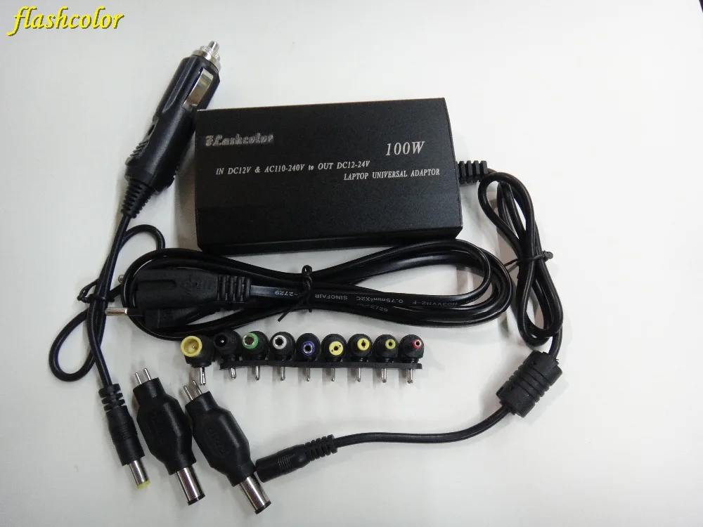 Flashcolor Universal Laptop Charger Notebook Power Adapter 100W Adjustable Voltage for HP DELL IBM Lenovo EU 11 Connector tips
Flashcolor Universal Laptop Charger Notebook Power Adapter 100W Adjustable Voltage for HP DELL IBM Lenovo EU 11 Connector tips