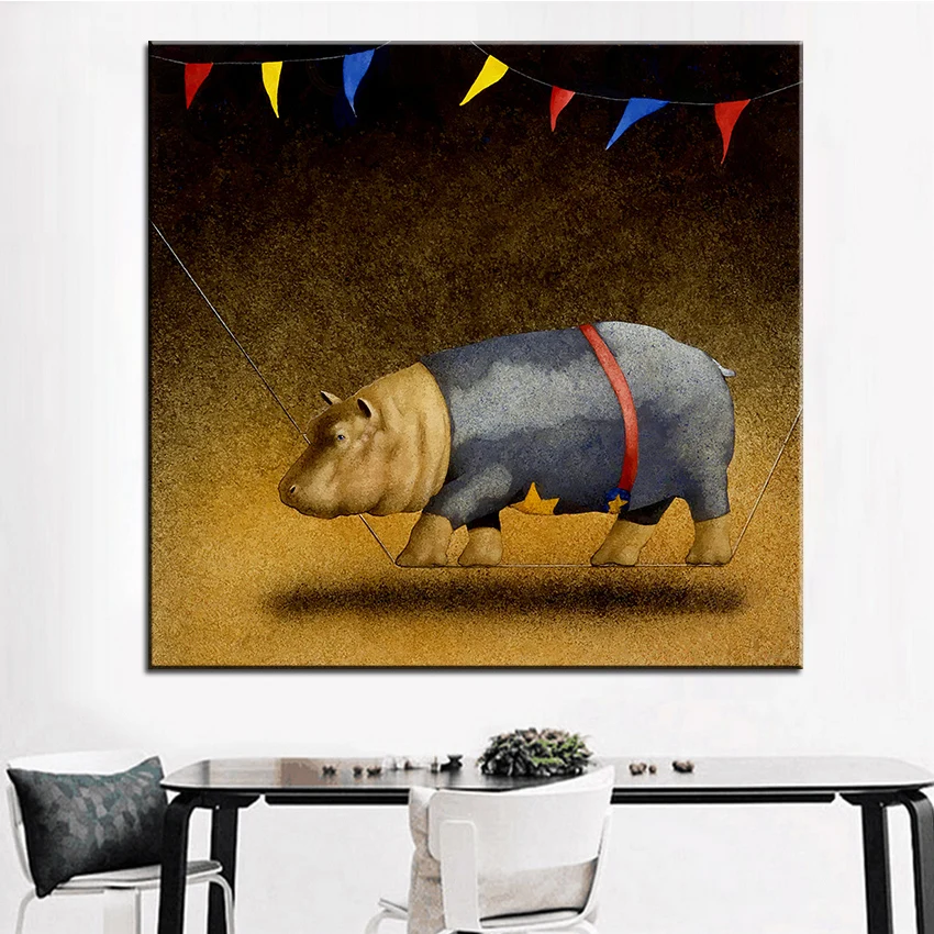 Large size Printing Oil Painting the high wire act Wall painting Wall Art Decoration Picture For Living Room painting No Frame
Large size Printing Oil Painting the high wire act Wall painting Wall Art Decoration Picture For Living Room painting No Frame