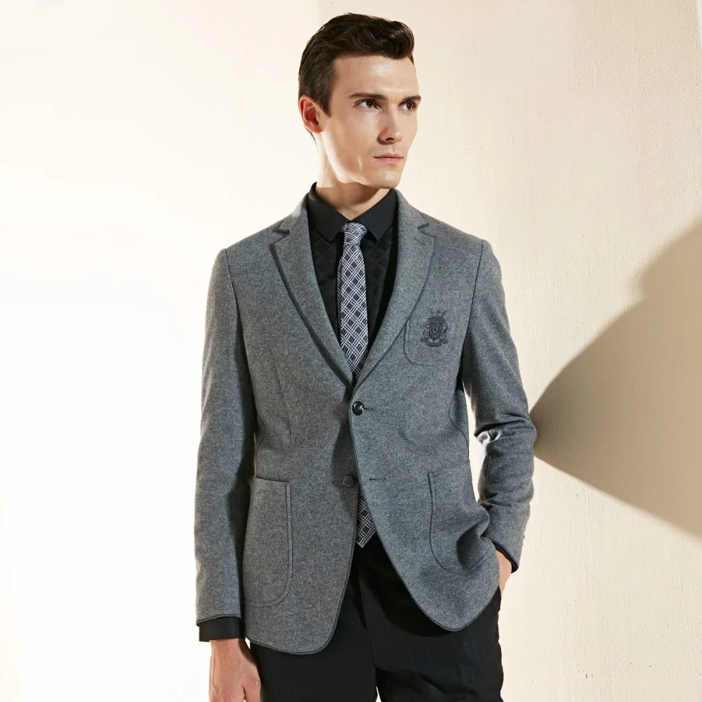 man blazer 2018 autumn new arrivals single suits blazers 89% wool high quality material businessman grey 2 buttons men clothes
man blazer 2018 autumn new arrivals single suits blazers 89% wool high quality material businessman grey 2 buttons men clothes