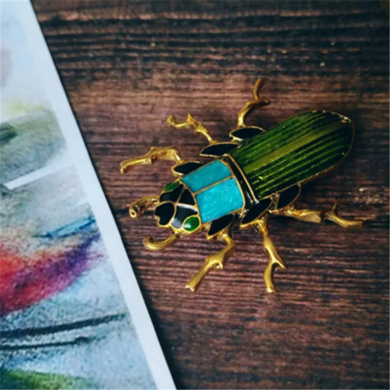 Fashion Design Color Beetle Brooches For Women Dress Scarf Insect Brooch Green Enamel Jewelry Accessories Men Gifts
Fashion Design Color Beetle Brooches For Women Dress Scarf Insect Brooch Green Enamel Jewelry Accessories Men Gifts