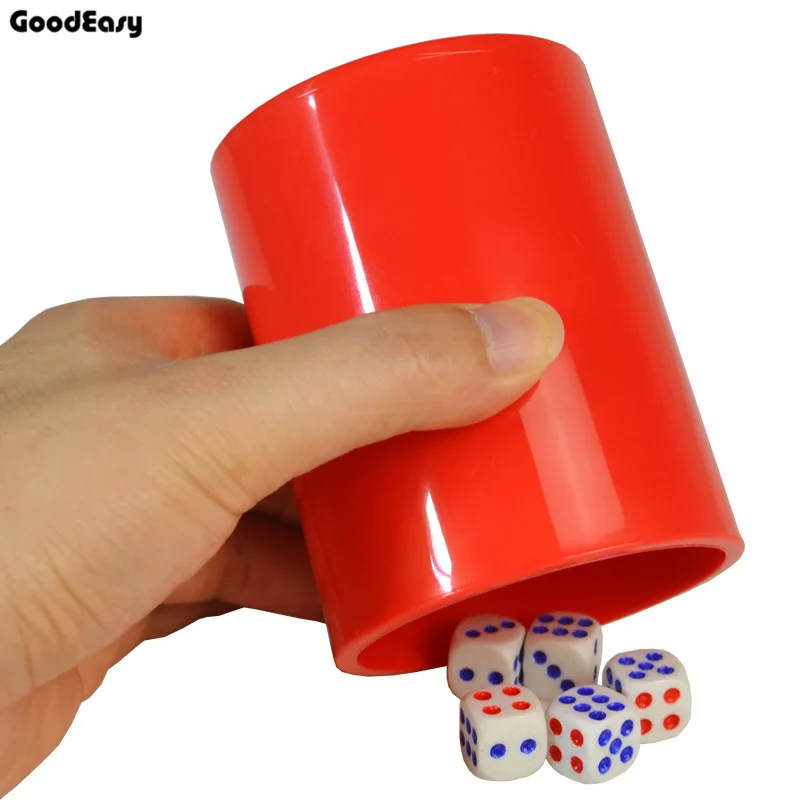 Plastic Dice Cup Club Bar Casino With 6pcs White Dices Texas Hold'em Poker Party Game Colorful Dice Cup Games Gambling
Plastic Dice Cup Club Bar Casino With 6pcs White Dices Texas Hold'em Poker Party Game Colorful Dice Cup Games Gambling