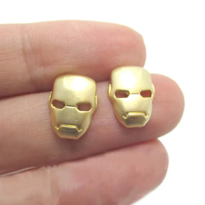 Iron Man Mask Shaped Stud Earrings Tiny Earrings For Women Girl Super Heroes Jewelry
Iron Man Mask Shaped Stud Earrings Tiny Earrings For Women Girl Super Heroes Jewelry