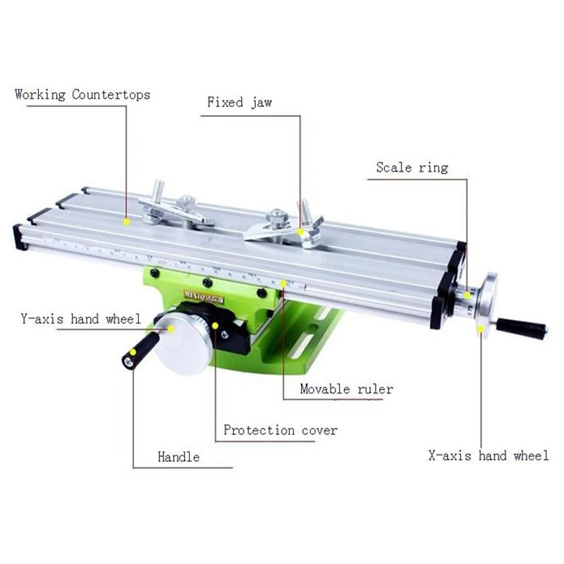 1 шт. кроссовый мини стол для сверления фрезерных станков|table milling machine|mini drilling