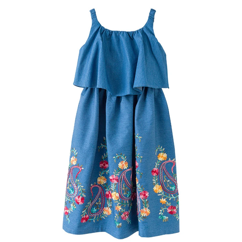 girls suspenders dresses summer casual cotton solid blue kids girls dresses pirnt shouderless embroidery pattern girl dresses
girls suspenders dresses summer casual cotton solid blue kids girls dresses pirnt shouderless embroidery pattern girl dresses