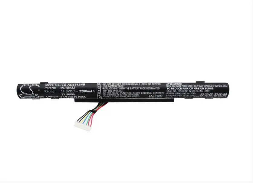 Cameron Sino 2200mAh battery for ACER Aspire E5-422 Aspire E5-422G Aspire E5-472 Aspire E5-472G Aspire E5-473 AL15A32
Cameron Sino 2200mAh battery for ACER Aspire E5-422 Aspire E5-422G Aspire E5-472 Aspire E5-472G Aspire E5-473 AL15A32