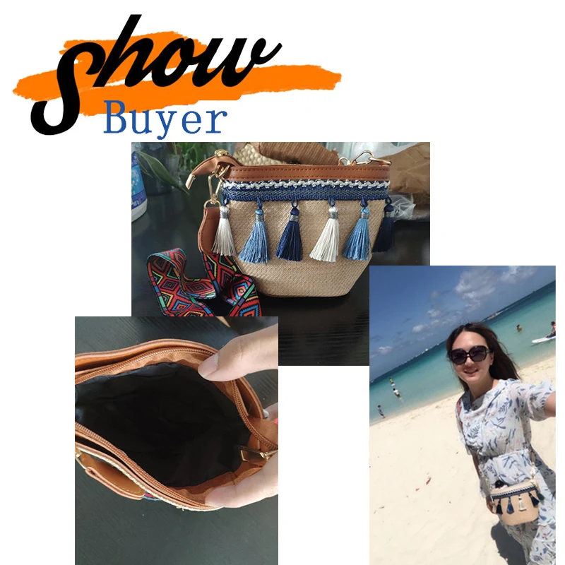 New Summer Vintage Women Weaving Tassel Shoulder Bag Female Rattan Bag Crossbody Bags For Women Girls Tassel Bucket Straw Bags
New Summer Vintage Women Weaving Tassel Shoulder Bag Female Rattan Bag Crossbody Bags For Women Girls Tassel Bucket Straw Bags