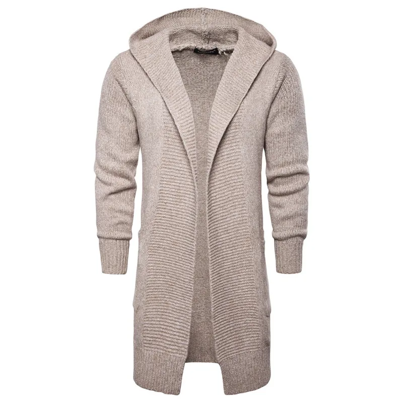 M-2XL Fashion Men Thicken Knit Hooded Cardigan Casual Men Grey Apricot Long Slim Sweater For Male Autumn Winter New Style
M-2XL Fashion Men Thicken Knit Hooded Cardigan Casual Men Grey Apricot Long Slim Sweater For Male Autumn Winter New Style
