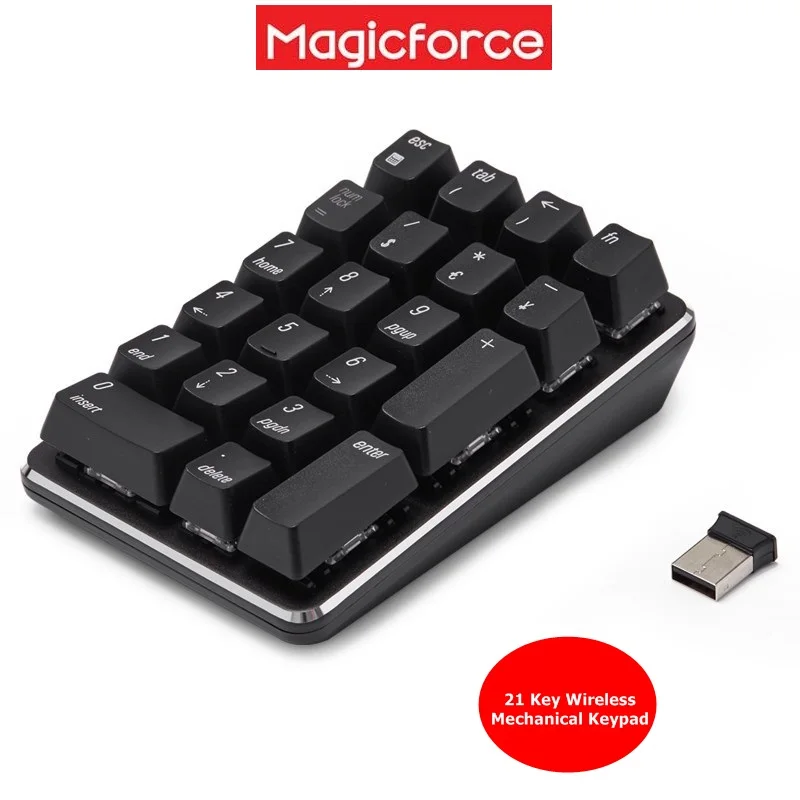 Блокнот Magicforce, 21 клавиша, 2,4G, беспроводной/Bluetooth, Механическая цифровая клавиатура
Блокнот Magicforce, 21 клавиша, 2,4G, беспроводной/Bluetooth, Механическая цифровая клавиатура