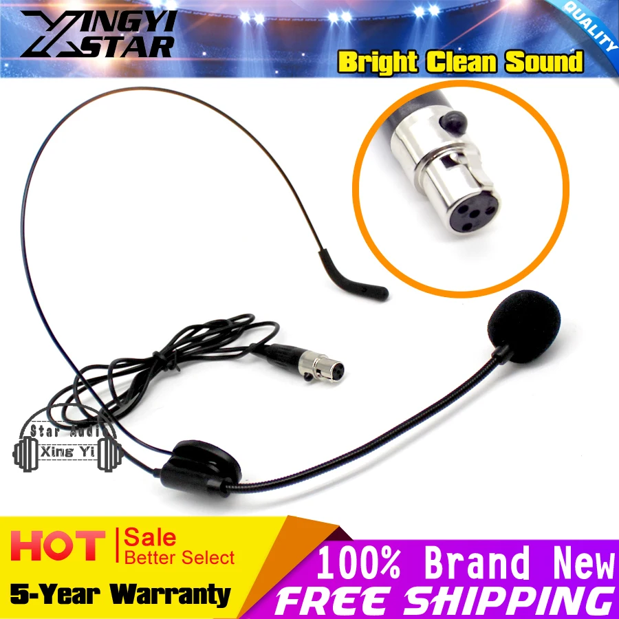 10Pcs Mini XLR 4 Pins TA4F Plug Headworn Condenser Microphone Headset Mic For SHURE Wireless Karaoke System Bodypack Transmitter
10Pcs Mini XLR 4 Pins TA4F Plug Headworn Condenser Microphone Headset Mic For SHURE Wireless Karaoke System Bodypack Transmitter