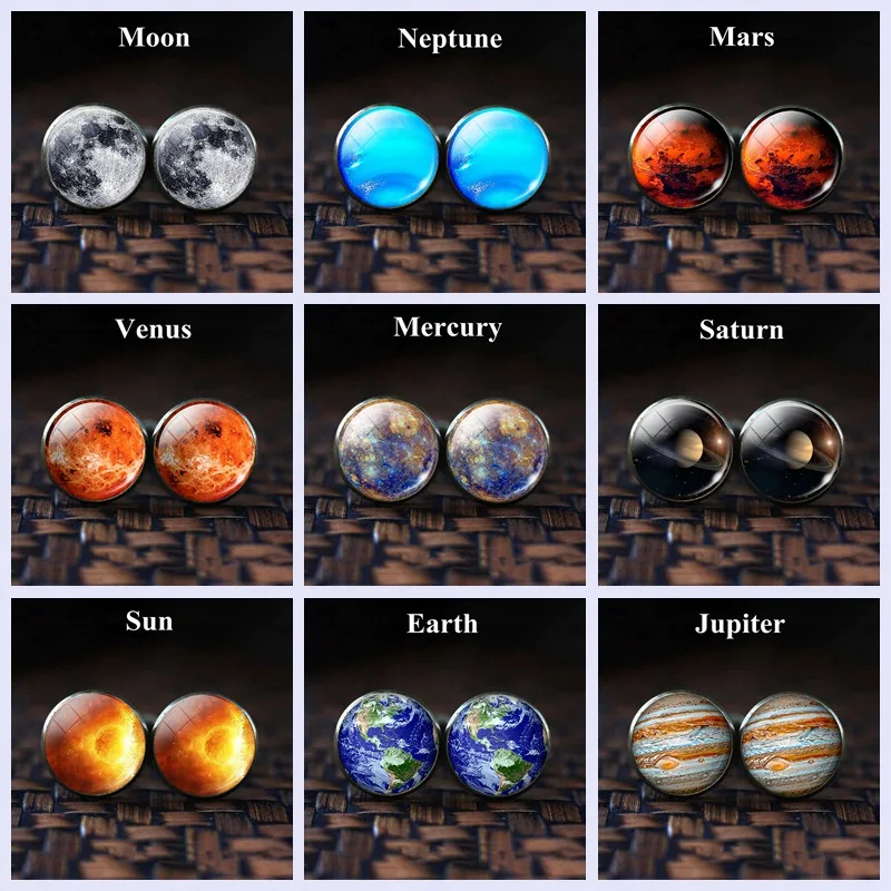 Solar System Planet Cufflinks Silver Color Men Fashion Wedding Cufflinks Galaxy Nebula Photo Shirt Cuff Links Gifts
Solar System Planet Cufflinks Silver Color Men Fashion Wedding Cufflinks Galaxy Nebula Photo Shirt Cuff Links Gifts