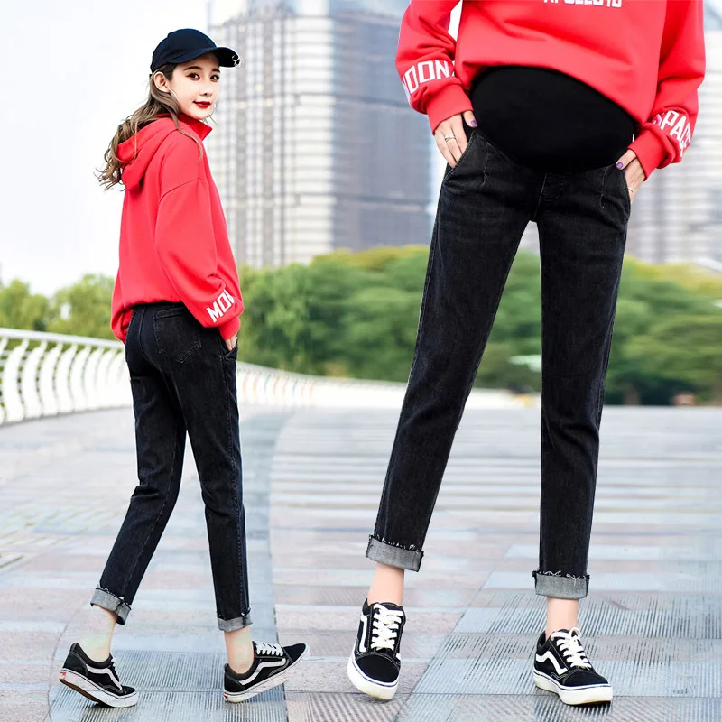 Maternity Women Spring New Jeans Denim Straignt Type Adjustable Elastic Waist Harem Pants Pregnancy Belly Care Loose Trousers
Maternity Women Spring New Jeans Denim Straignt Type Adjustable Elastic Waist Harem Pants Pregnancy Belly Care Loose Trousers