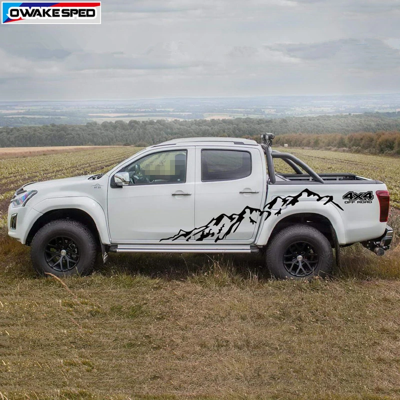 Автомобильная наклейка для ISUZU D-MAX Mountain 4X4 внедорожник виниловая наклейка автомобильный корпус боковая наклейка s внешние аксессуары
Автомобильная наклейка для ISUZU D-MAX Mountain 4X4 внедорожник виниловая наклейка автомобильный корпус боковая наклейка s внешние аксессуары