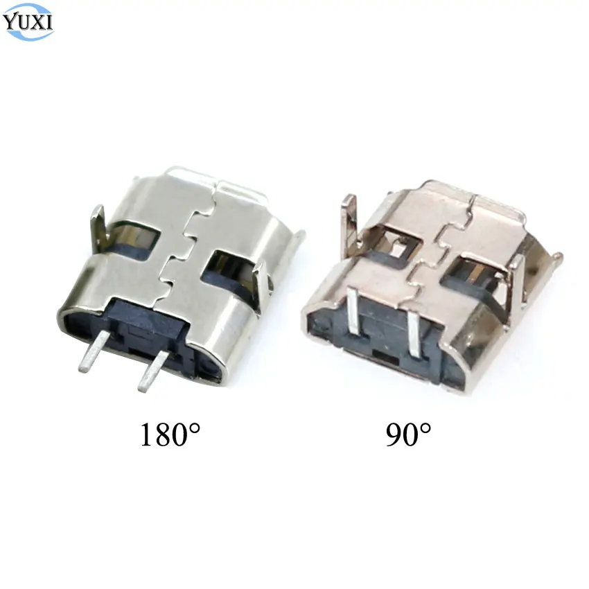 YuXi 10pcs Micro USB 2pin 90/180 degrees B type Female Connector For Mobile Phone Micro USB Jack Connector 2 pin Charging Port
YuXi 10pcs Micro USB 2pin 90/180 degrees B type Female Connector For Mobile Phone Micro USB Jack Connector 2 pin Charging Port