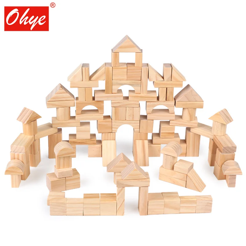 High quality 100pcs building block building blocks stacked high quality wooden early education educational toys
High quality 100pcs building block building blocks stacked high quality wooden early education educational toys