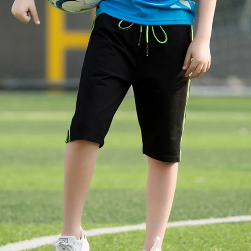 Брюки для мальчиков до колен повседневные летние детские шорты спортивные штаны