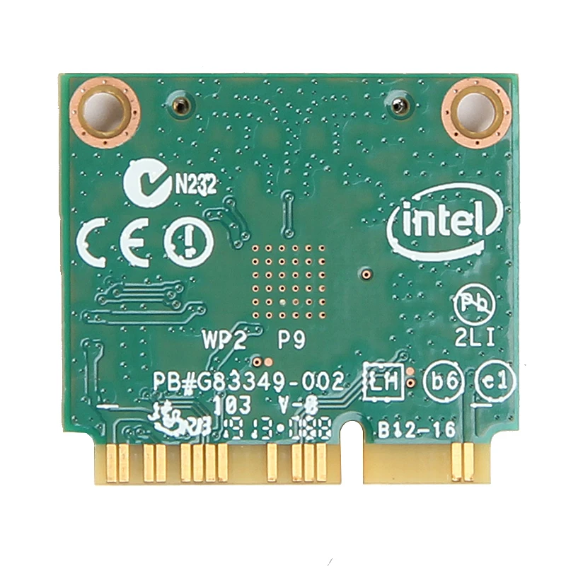 Dual band для Intel Беспроводной N 7260 7260HMW в Половина Mini Pci e 300 Мбит/с Wi Fi Wlan ноутбука карты