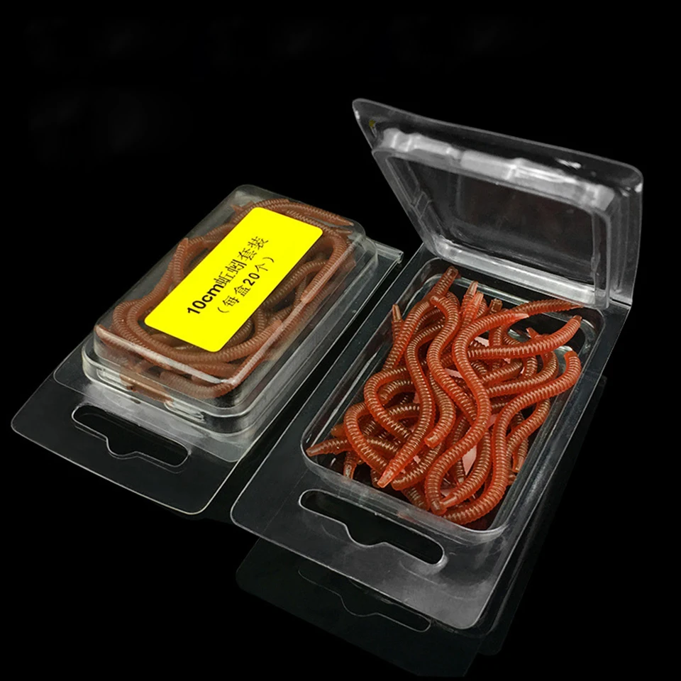 20Pcs/Lot 8cm/10cm Soft Fishing Lure Red Simulation Earthworm Artificial Fishing Bait Worms Fishing Tackle Pike
20Pcs/Lot 8cm/10cm Soft Fishing Lure Red Simulation Earthworm Artificial Fishing Bait Worms Fishing Tackle Pike