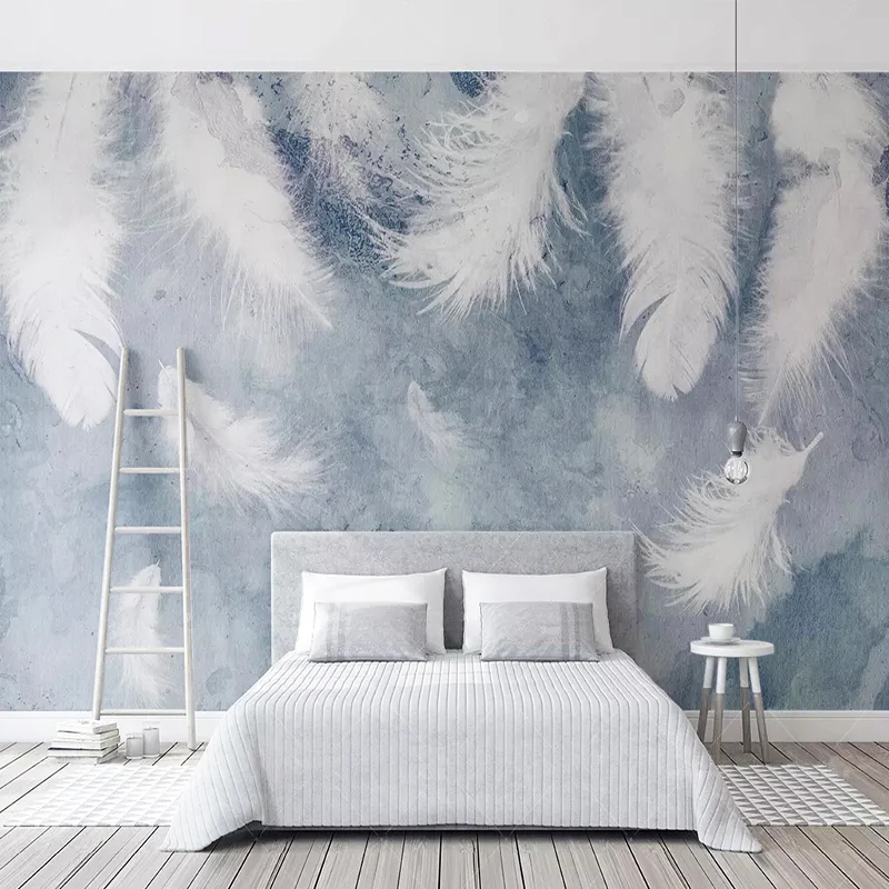 Custom Photo Wallpaper Modern 3D Chinese Ink Hand-painted Feathers Murals Wall Papers Living Room Bedroom Papel De Parede Decor
Custom Photo Wallpaper Modern 3D Chinese Ink Hand-painted Feathers Murals Wall Papers Living Room Bedroom Papel De Parede Decor