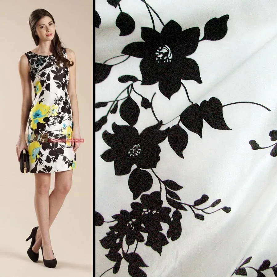 White and black / black and white classic classic simulation silk satin fabric / garment cheongsam / handmade cloth/100cm*120cm
White and black / black and white classic classic simulation silk satin fabric / garment cheongsam / handmade cloth/100cm*120cm
