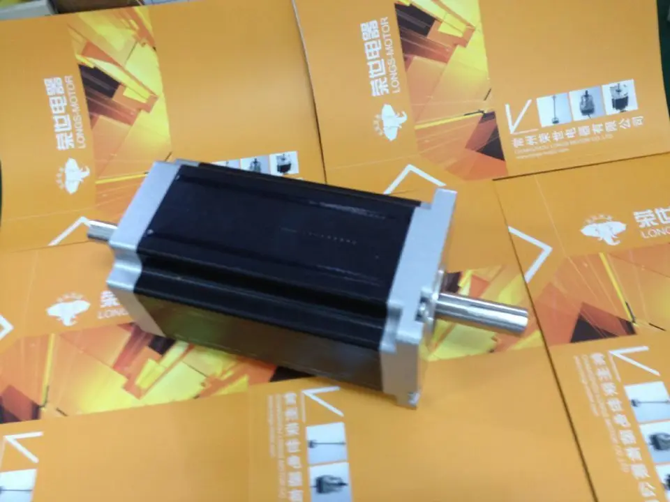 1pcs Nema 42 Stepper Motor42HS6480 4120oz-in 8.0A 201mm Dual Shaft CNC Cut Grind Mill Embroidery Cut Laser
1pcs Nema 42 Stepper Motor42HS6480 4120oz-in 8.0A 201mm Dual Shaft CNC Cut Grind Mill Embroidery Cut Laser