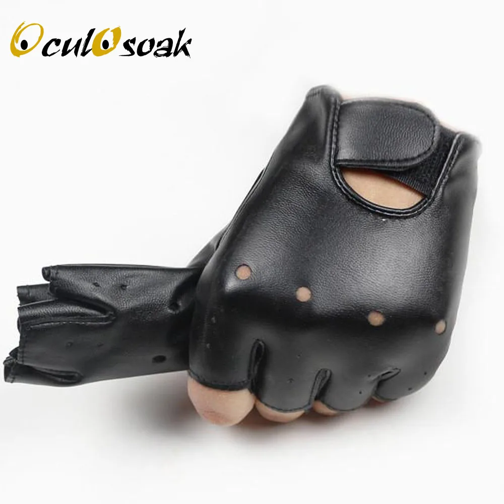 High Qualtiy Leather Gloves for Kids Boy Girls Fingerless Gloves Chilidren Half Finger Mittens Breathable Black Gants enfants
High Qualtiy Leather Gloves for Kids Boy Girls Fingerless Gloves Chilidren Half Finger Mittens Breathable Black Gants enfants