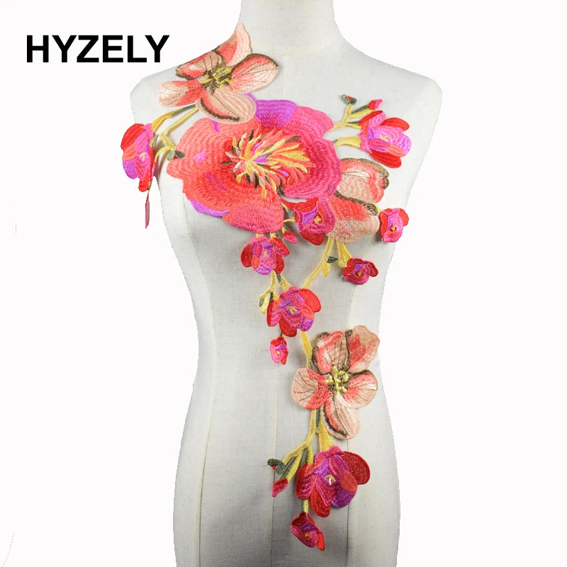 1piece Large Flower Embroidery Applique Patches Sew on Lace Fabric Neckline collar Motif Clothes Decorated DIY Sewing NL146
1piece Large Flower Embroidery Applique Patches Sew on Lace Fabric Neckline collar Motif Clothes Decorated DIY Sewing NL146