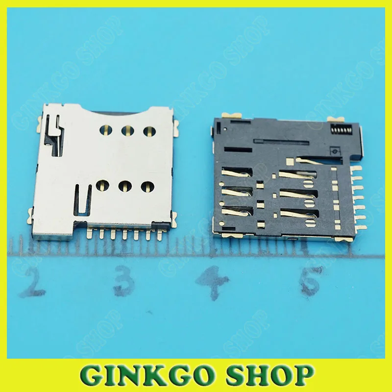 100pcs/lot 7P 6Holes Micro SIM Card Holder Sockect 7Pins Sim Connectors for Mobile phone Self Push Type
100pcs/lot 7P 6Holes Micro SIM Card Holder Sockect 7Pins Sim Connectors for Mobile phone Self Push Type