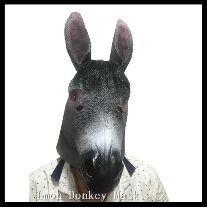 New Full Face Cosplay Scary Latex Donkey Mask Animal Mask Masquerade Adult Ghost Mask Halloween Props Costumes Fancy Dress Party
New Full Face Cosplay Scary Latex Donkey Mask Animal Mask Masquerade Adult Ghost Mask Halloween Props Costumes Fancy Dress Party