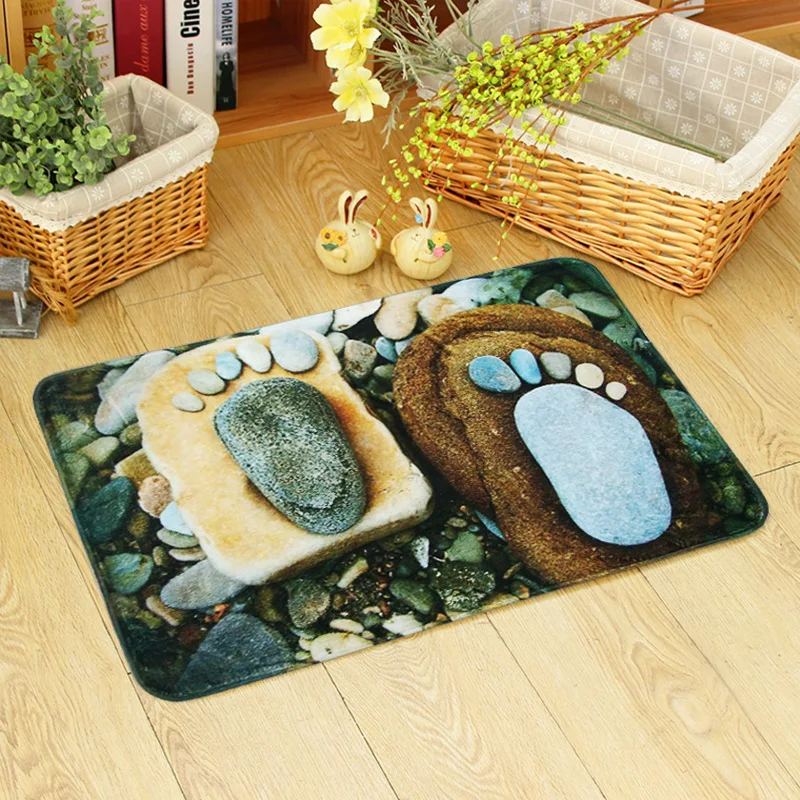 3D Stone Feet Print Mat/Carpets Personality Fashion entrance Home Decor Carpet living room Rug bathroom Non-slip water foot pad
3D Stone Feet Print Mat/Carpets Personality Fashion entrance Home Decor Carpet living room Rug bathroom Non-slip water foot pad
