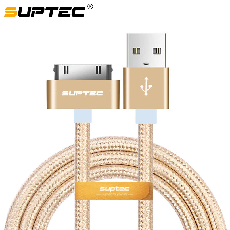 USB кабель SUPTEC 2 4 А для быстрой зарядки iPhone s 4s 3GS iPad 3 iPod Nano touch 30 Pin зарядное